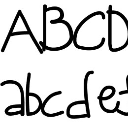 KBWalkingontheTable Font File