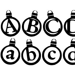 KerstKaarten Font File