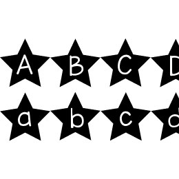 KG All of the Stars Font File