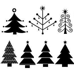 KG Christmas Trees Font File