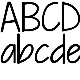 KG Piece by Piece Font File