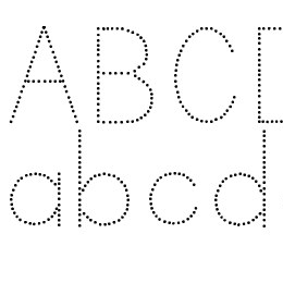 KG Primary Dots Font File