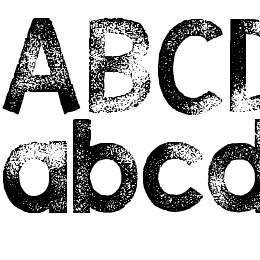 KG TRIBECA STAMP Font File