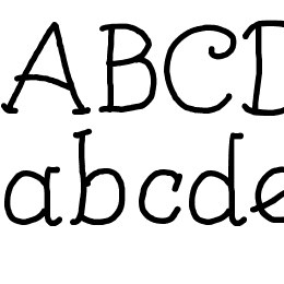 Kids Book Font File