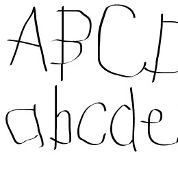 KidsFirstPrintFont Font File