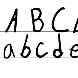 KidTYPERuled Font File