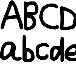 Kindergarden Font File