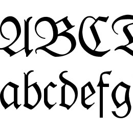 KlausBFraktur Font File