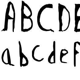 kontaktzag Font File