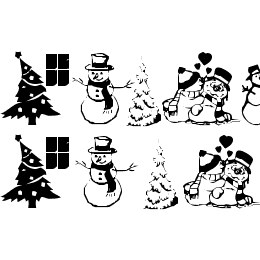 KR Christmas Time Font File