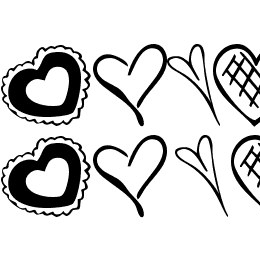 KR Heartalicious Font File