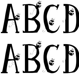 KR Ladybug Font File