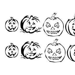 KR Pick A Pumpkin Font File