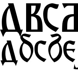 Kremlin Starets Font File