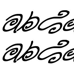 Kurly Kyoots Italic Font File