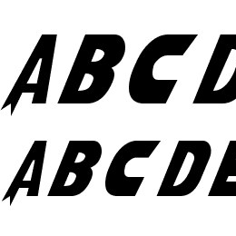 Laser Rod Normal Font File