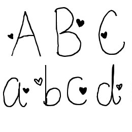 LC Look With Your Heart Font File