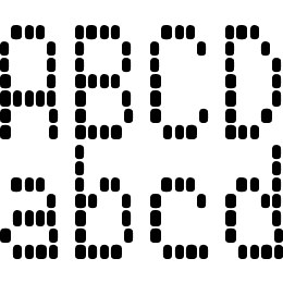 LCD AT&T Phone Font File