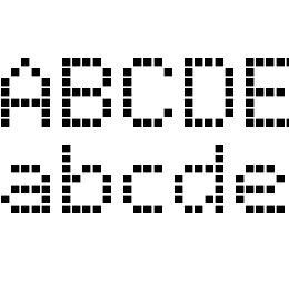 LCDDot TR Font File