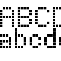 LED Board-7 Font File