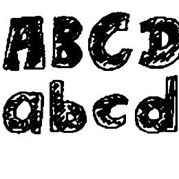 Lele's scribadoo Font File