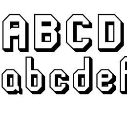 LGF LAGE LOGO tresD Font File