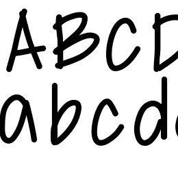 LibbysHand Font File