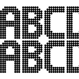 Lightdot 16x10 Font File