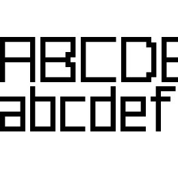 Line Pixel-7 Font File