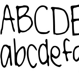 LittleMissPaperMoonsHandwriting Font File