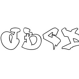 London Graffiti Alphabet Font File