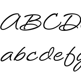 LoosieScript Font File