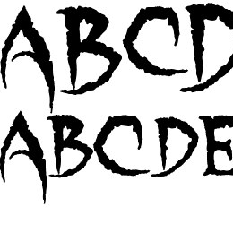 Lycanthrope Font File