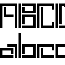 Lyneous Linear BRK Font File