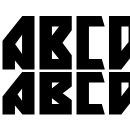 Major Force Expanded Font File