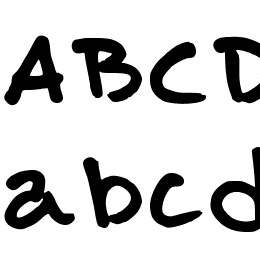 malcolm's handwriting Medium Font File