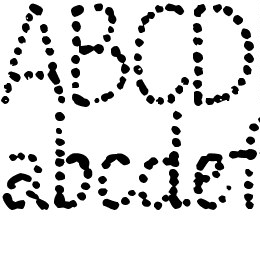 Many a Little Makes a Mickle Font File