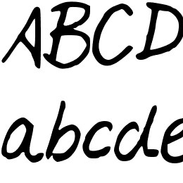 MariasHandwriting Font File