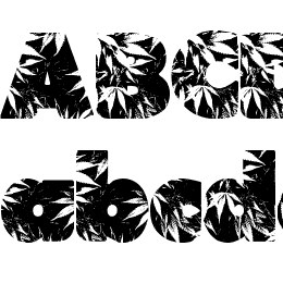 Marijuana Font File