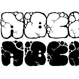 MAWNS rock Font File