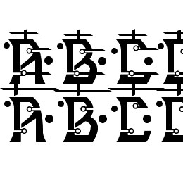 MB Alien Report 72 Font File