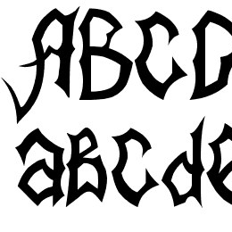 MB-BlackBook Type Font File