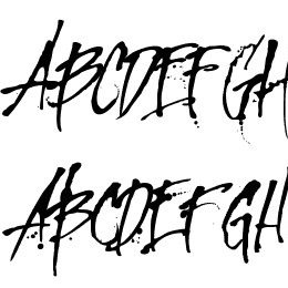 MCF Revolution ink Font File