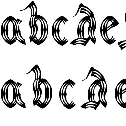 medieval party Font File