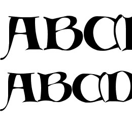 Medieval Scribish Font File