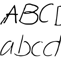 MelinaHand Font File