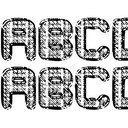 Metal Curvy Font File