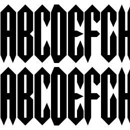 MetalCrusher Font File