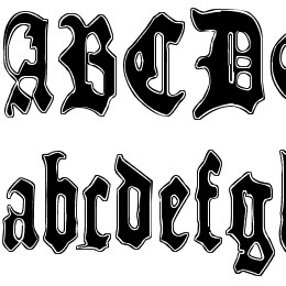 Metamorphose Requiem Font File