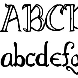 Middle Earthian Maphand Font File